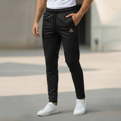 Mens Vertical Stripe Trowser
