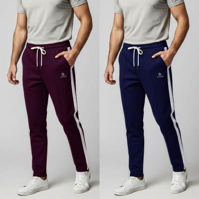 2 pcs Trouser Combo (Maroon+Navy Blue)