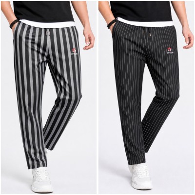 2 pcs Stripe Trowser Combo (bold+vertical)