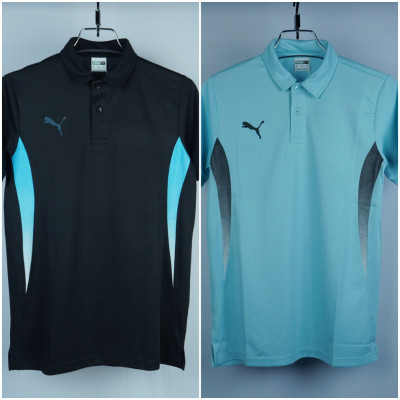 Puma Sportswear Polo Shirt (2 Colour Combo) Black+Pest