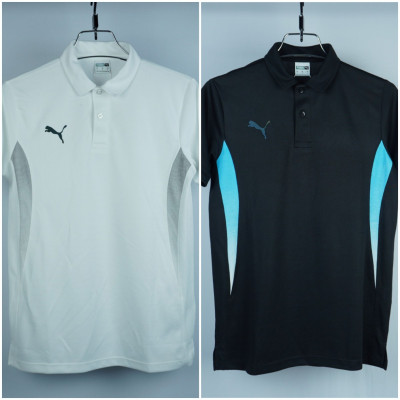 Puma Sportswear Polo Shirt (2 Colour Combo) White+Black