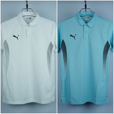 Puma Sportswear Polo Shirt (2 Colour Combo) White+Pest