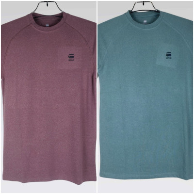 G Star Raw T Shirt (Maroon+Light Green)