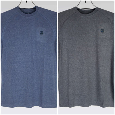 G Star Raw T Shirt (Ash+Light Nevy)