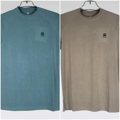 G Star Raw T Shirt (Brown+Light Green)