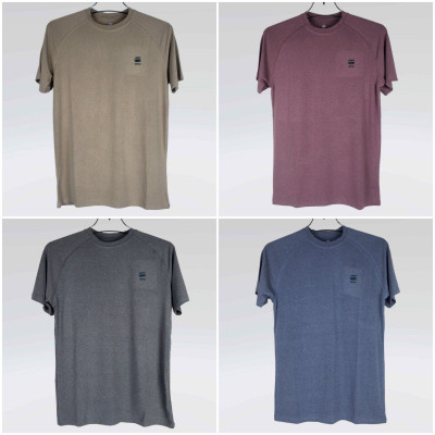 G Star Raw T Shirt (Ash,Maroon,Brown,Light Nevy)