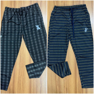 2 Pc Trowser Combo (Box Stripe+White & Blue Stripe)