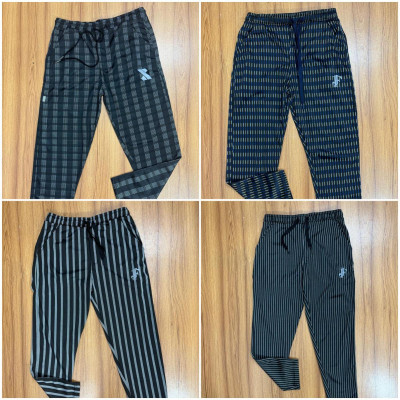 4 Pc Trowser Combo (Vertical+Bold+Box+Whit & Blue Stripe)