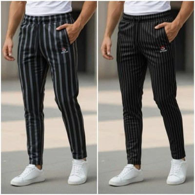 2 pcs Stripe Trowser Combo (bold+vertical)
