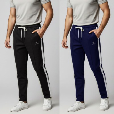2 pcs Trouser Combo (Black+Navy Blue)