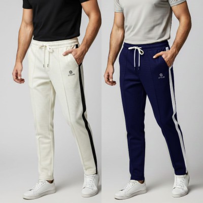 2 pcs Trouser Combo (Navy+Off White)