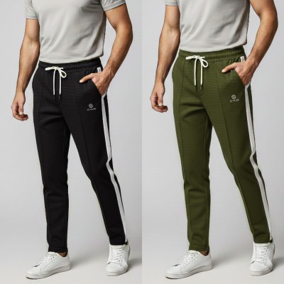 2 pcs Trouser Combo (Olive+Black)