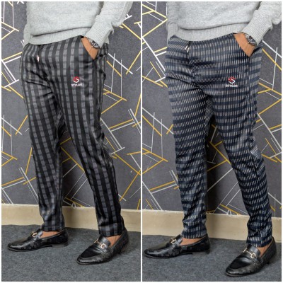 2 pcs premium Trouser Combo (box+white blue)