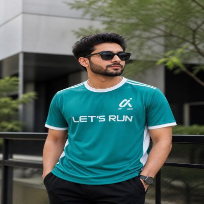 Contrast Design T shirt (pest)