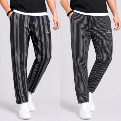 2 pcs Stripe Trouser Combo (New Bartical+Multi stripe)